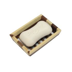 Quality Life Handmade Natural Bamboo Soap Dish/Stripe Soap Holder