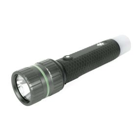 Swiss Tech 1000 Lumen LED Rechargeable Combo Flashlight, IPX4 Weatherproof, Drop Resistant