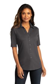 Port Authority Ladies City Stretch Top LK682 (Color: Graphite, size: XXL)