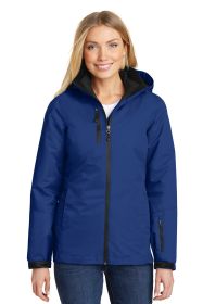 Port Authority Ladies Vortex Waterproof 3-in-1 Jacket L332 (Color: Night Sky Blue/ Black, size: 4XL)