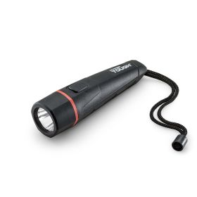 Hyper Tough 150 Lumen Rubber LED Black Flashlight - Batteries Included, 4.3 oz. (Brand: Hyper Tough)