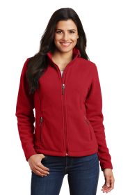 Port Authority Ladies Value Fleece Jacket L217 (Color: True Red, size: XXL)