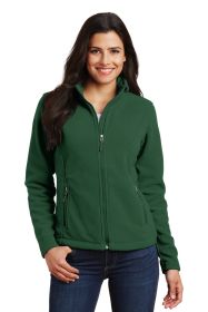 Port Authority Ladies Value Fleece Jacket L217 (Color: Forest Green, size: XS)