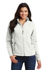 Port Authority Ladies Value Fleece Jacket L217 (Color: Winter White, size: XS)