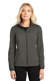 Port Authority Ladies Active Soft Shell Jacket L717 (Color: Grey Steel, size: XXL)