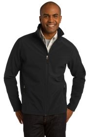 Port Authority Core Soft Shell Jacket J317 (Color: Black, size: 3XL)