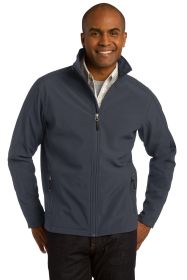 Port Authority Core Soft Shell Jacket J317 (Color: Battleship Grey, size: 2XL)