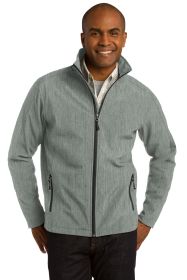 Port Authority Core Soft Shell Jacket J317 (Color: Pearl Grey Heather, size: 4XL)