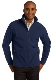 Port Authority Core Soft Shell Jacket J317 (Color: Dress Blue Navy, size: XS)