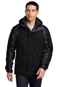 Port Authority Ranger 3-in-1 Jacket J310 (Color: Black/ Ink Grey, size: XS)