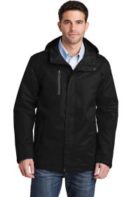 Port Authority All-Conditions Jacket J331 (Color: Black, size: 3XL)