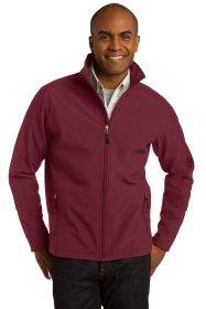 Port Authority Core Soft Shell Jacket J317 (Color: Maroon, size: L)