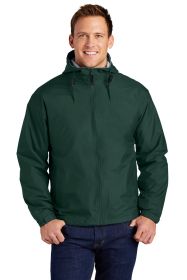 Port Authority Team Jacket JP56 (Color: Hunter/ Light Oxford, size: 3XL)