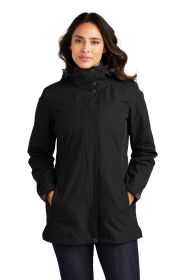 Port Authority Ladies All-Weather 3-in-1 Jacket L123 (Color: Black, size: XS)