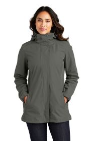 Port Authority Ladies All-Weather 3-in-1 Jacket L123 (Color: Storm Grey, size: XS)